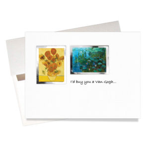 Van Gogh & Monet birthday card