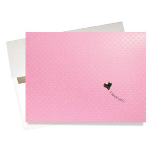 Love from the bottom of my heart affection card