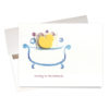 Ducky soap baby congratulations card