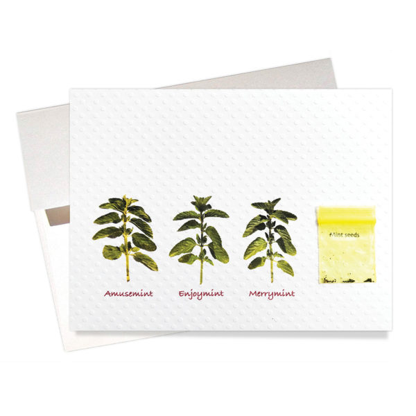 Mint seeds birthday card