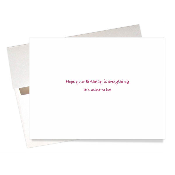 Mint seeds birthday card