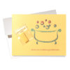 Bath soap birthday card