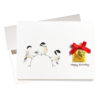 Chickadee magnet birthday card