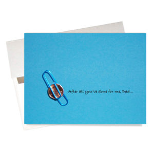 Money clip Father's Day card