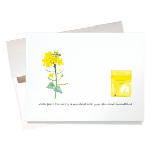 Mustard seed encouragement card