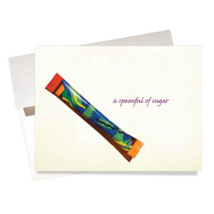 Spoonful of sugar get well card
