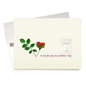 Rose seed Mother's Day card