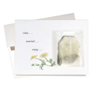 Chamomile tea Mother's Day card