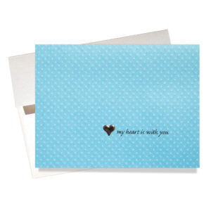 My heart is with you card