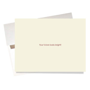Cookie fortune wedding congratulations card