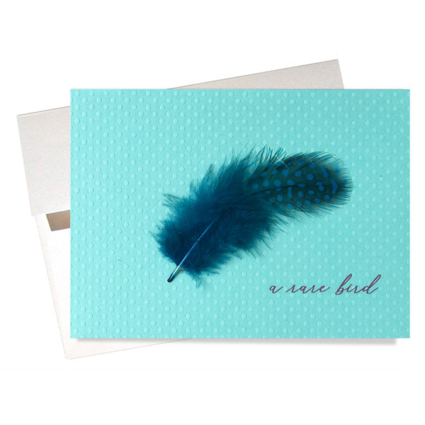 Rare bird sympathy card