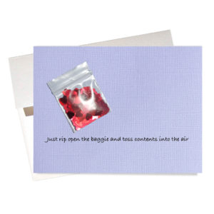 Lavender shower you with love card