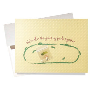 Pickle Affection / Miss you card