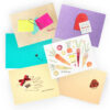 Our "Bestsellers Thank You Package" includes six popular handmade thank you cards.