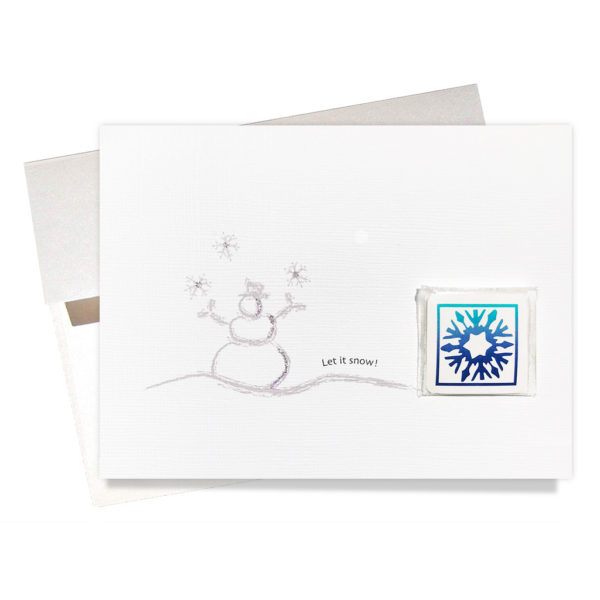 Let it snow card