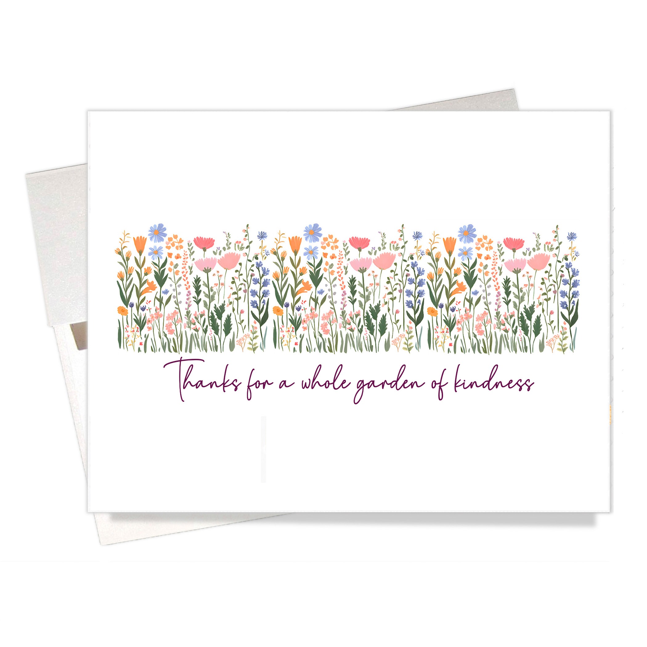 TH-0423 Seeds of Kindness INSIDE Inside of our Seeds of Kindness card shows a whole garden of flowers