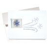 "Do-it-yourself Mini-Blizzard" Snow Card includes a small packet of instant Snow To Go! powder that feels cool & moist with the look of snow