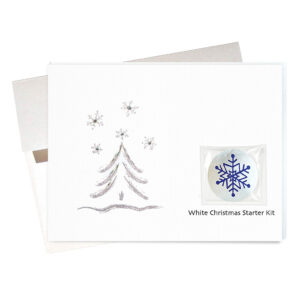 "White Christmas Starter Kiit" Card lets you send the fun of "snow" in a greeting card! Just add water to the powder from a little packet of Snow To Go! instant snow