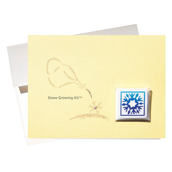 Snow Growing Kit instant snow card