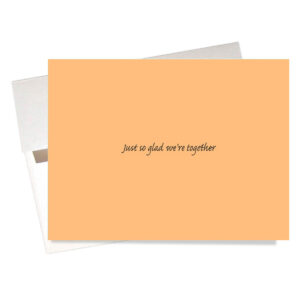 Inside of Birds of a Feather Affection card