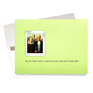 Couples look alike Anniversary card