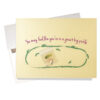 "In a Pickle" Encouragement Card includes a tiny plantable pickle cucumber seed. Message on front: "You may feel like you're in a great big pickle" on textured, core-dyed card stock