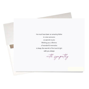 "Rare Bird" Sympathy Card for Loss of a Father