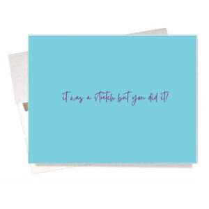 INSIDE CN-0714 Men's Underwear Elastic Congratulations Card