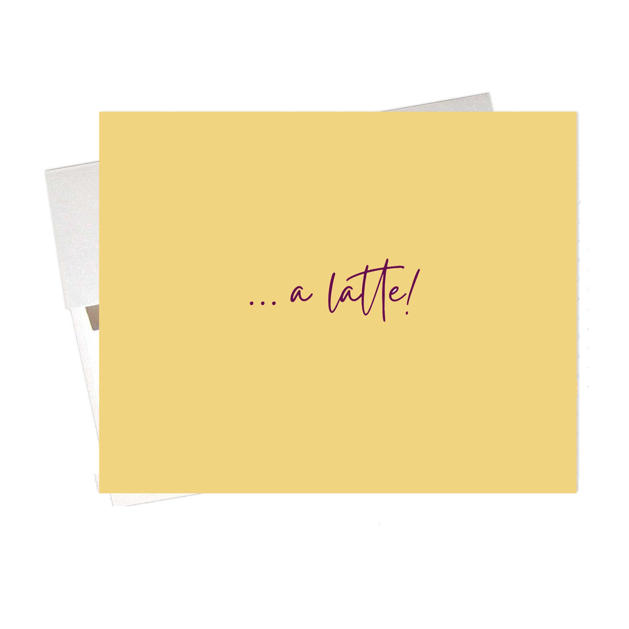 TH-0716 latte INSIDE Inside of latte thank you card TH-0716