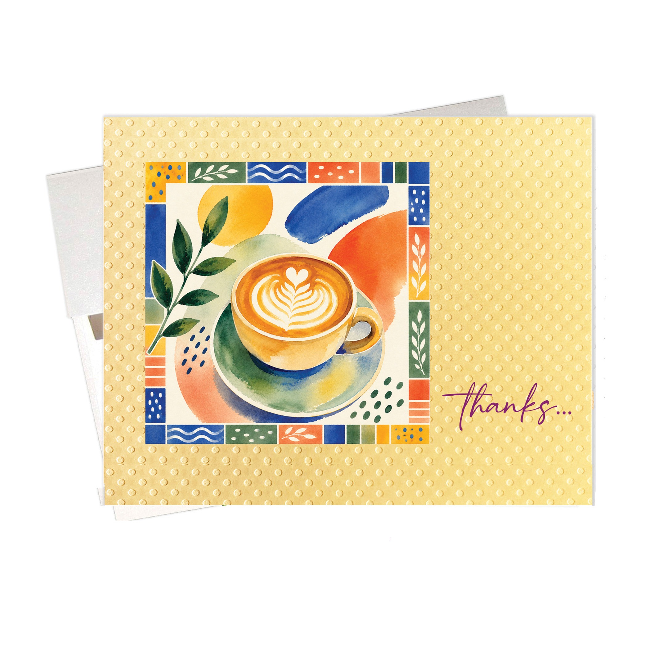 TH-0716 latte TH-0716 Latte thank you card