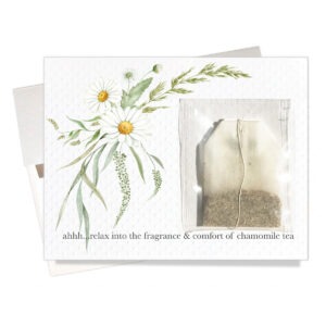 FE-0718 Chamomile tea friendship & encouragement card